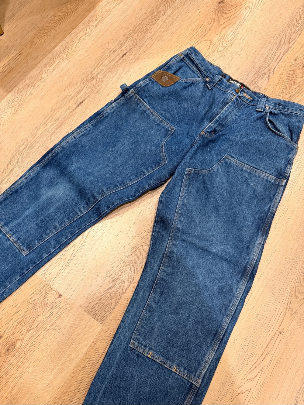 Wrangler Men's Relaxed Blue Carpenter Jeans